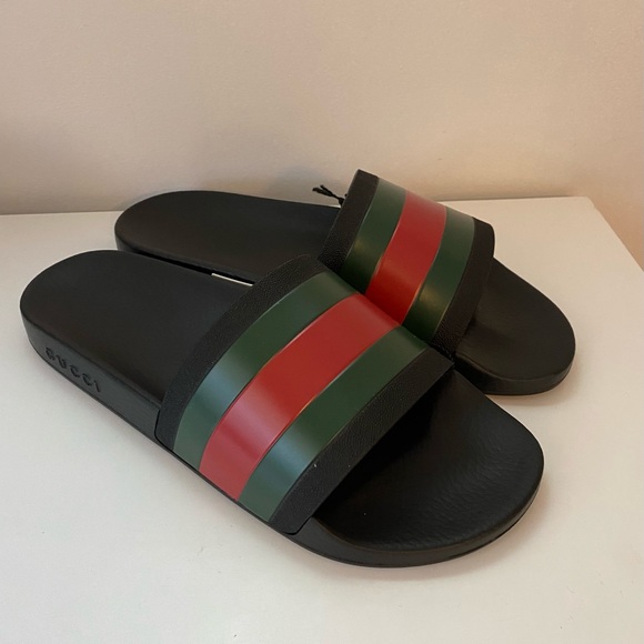 Gucci | Shoes | Gucci 72 Pursuit Slide Sandals Mens 2 | Poshmark